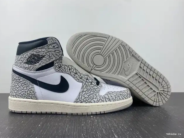 Cheap TB White Jordan Cement OG DZ5485-052 High 1 Air 0624